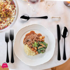 Black Stainless Steel Cutlery Tableware