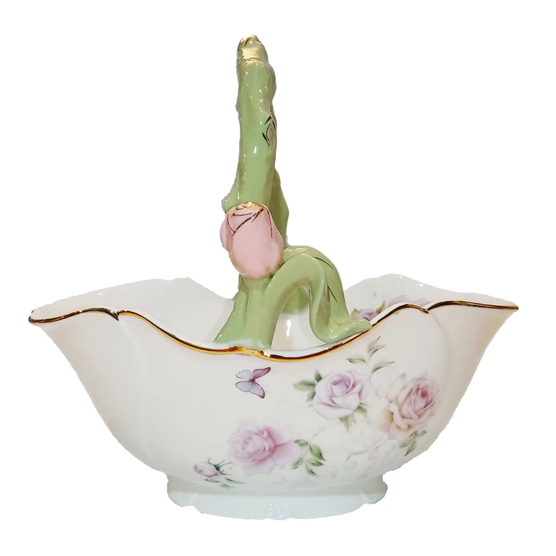 Butterfly Rose Garden Candy Basket