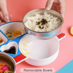 Car-Shaped Divided Plate Snack Plate Dinnerware Eating With Spoon Fork