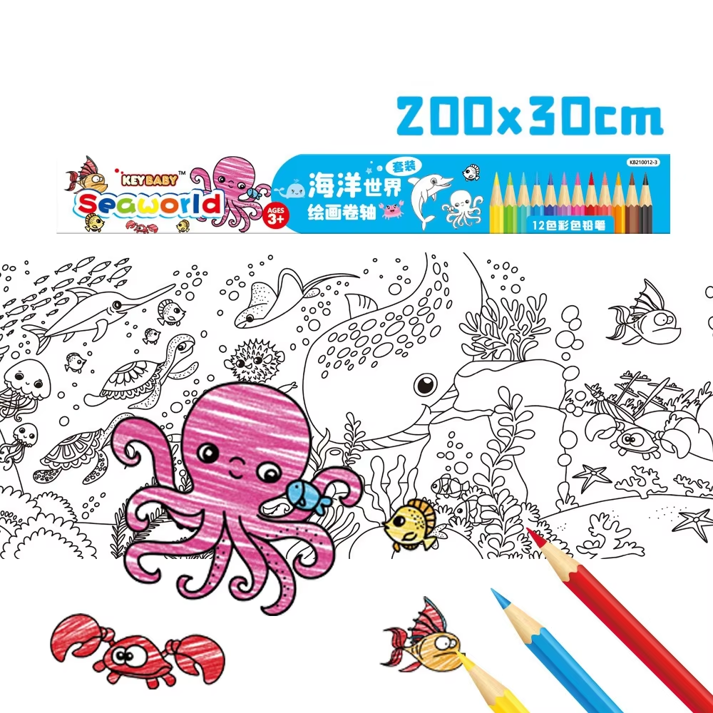 Children Drawing Roll Diy Painting Graffiti Scroll Coloring Roll Educational Toys For Kids Baby Gift 16 Children Drawing Roll Diy Painting Graffiti Scroll Coloring Roll Educational Toys For Kids Baby Gift