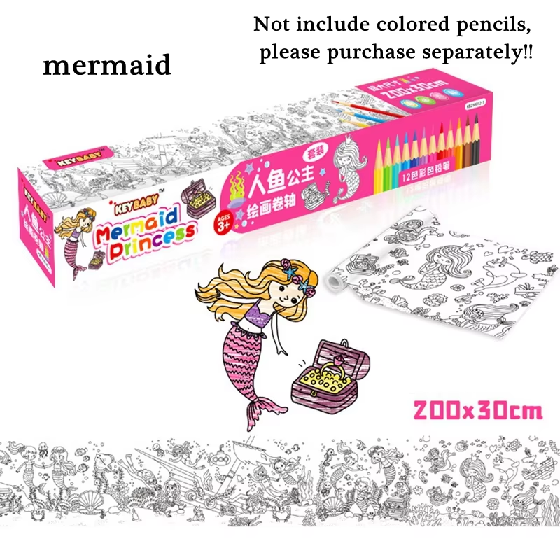 Children Drawing Roll Diy Painting Graffiti Scroll Coloring Roll Educational Toys For Kids Baby Gift 18 Children Drawing Roll Diy Painting Graffiti Scroll Coloring Roll Educational Toys For Kids Baby Gift