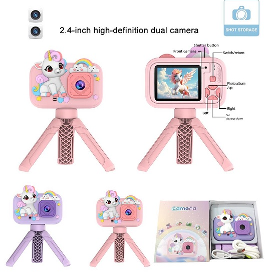 Children'S Camera Can Take Photos And Record Videos Mini Camera Birthday Gift Small Slr Polaroid Camera