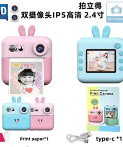 Children'S Camera Instant Shoot Photo Print Hd Digital Thermal Printer For Kids 43 Children'S Camera Instant Shoot Photo Print Hd Digital Thermal Printer For Kids - Image 6