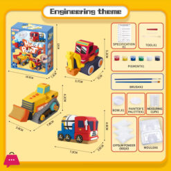 Children'S Graffiti Plaster Painting Parent-Child Interactive Painting Handmade Craft Toys