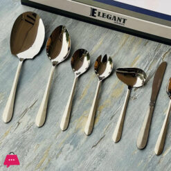 Elegant Cutlery Set Fine Ridge 80 Pcs