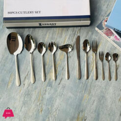 Elegant Cutlery Set Fine Ridge 80 Pcs