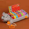 Elephant Musical Piano With 6 Music Sheets And 2 Percussion Sticks For Children'S 1 Elephant Musical Piano With 6 Music Sheets And 2 Percussion Sticks For Children'S