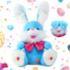 Emoin Easter Bunny Stuffed Animal Baby Toys Talking Bunny Peek-A-Boo Toys With Floppy Ear Repeats What You Say Singing Plush Rabbit Birthday Gift For Kids Girls Boys