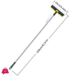 Floor Scrub Brush 3 In 1 Long Handle Removable Adjustable Wiper Broom