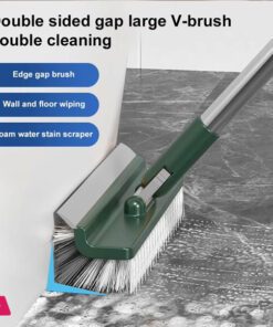 Floor Scrub Brush 3 in 1 Long Handle Removable Adjustable Wiper Broom
