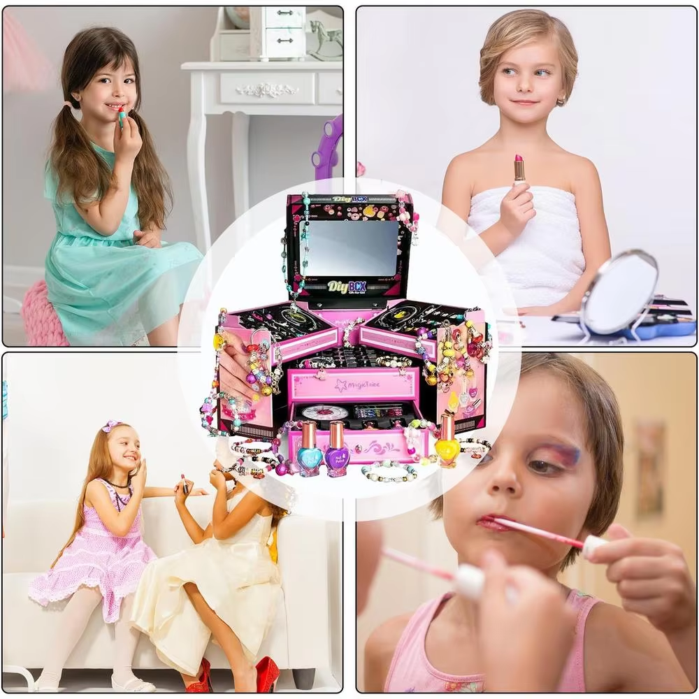 Girls Bracelet-Making Kit Earrings Maker Kit For Kid Funny Bracelet Maker Set Christmas Gifts Homemad Jewelry Set Party Favors