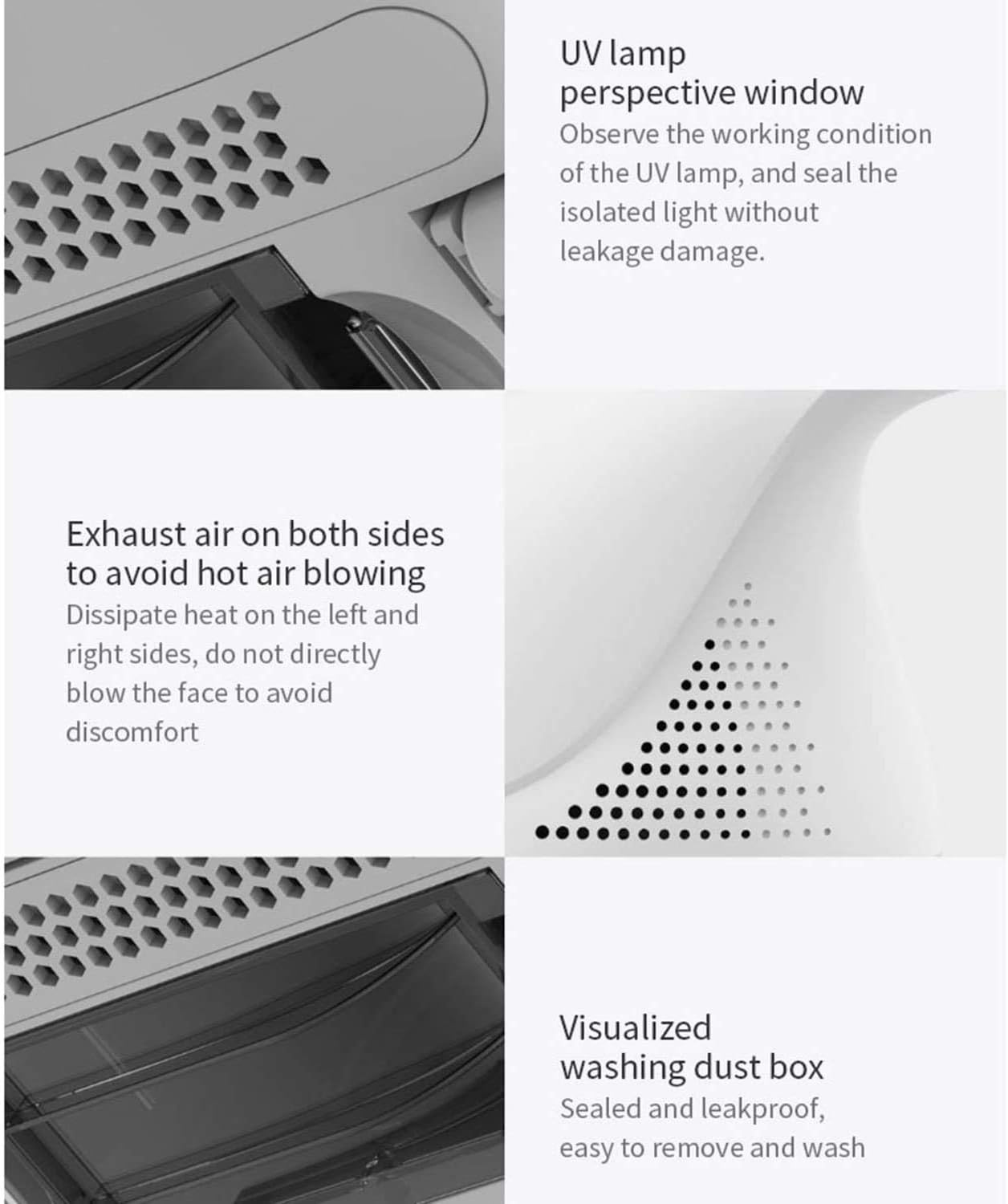 Handheld Portable Electric Removal Dust Mites Vacuum Cleaner Strong Suction Dust Cleaning Machine