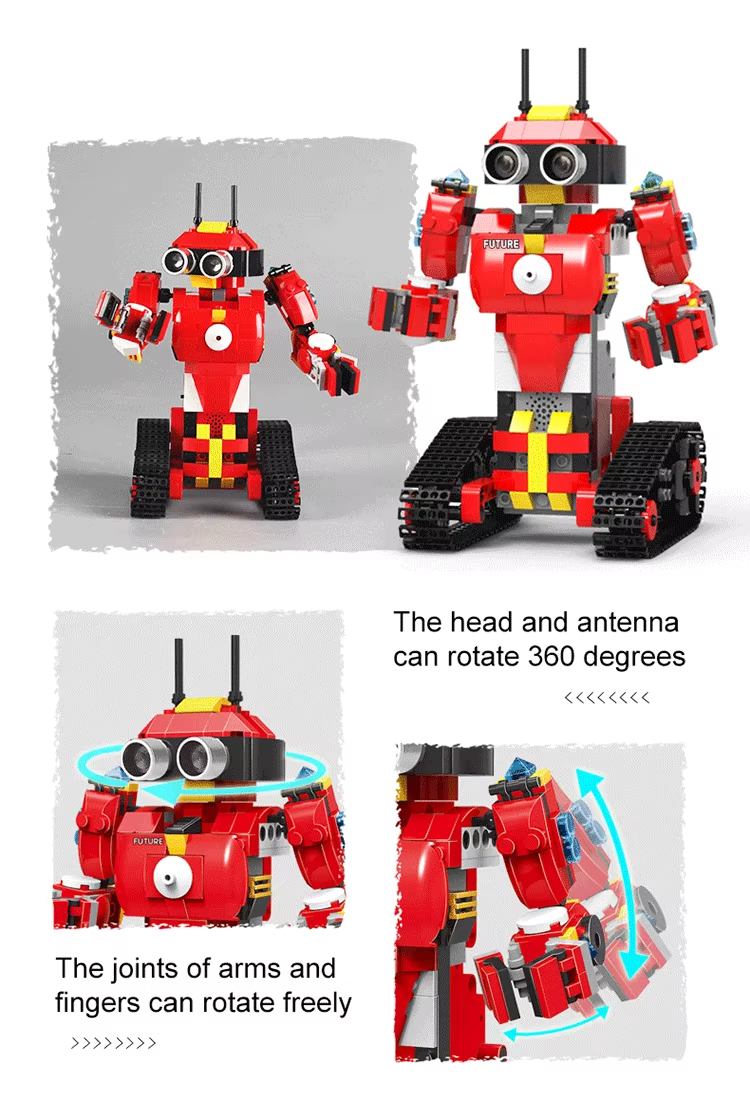 Intelligent Programming Building Block Robot Steam Educational Gifts Toys