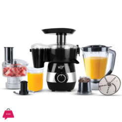 JUMBO FOOD PROCESSOR Black (Unbreakable ) B / W  FX-5100