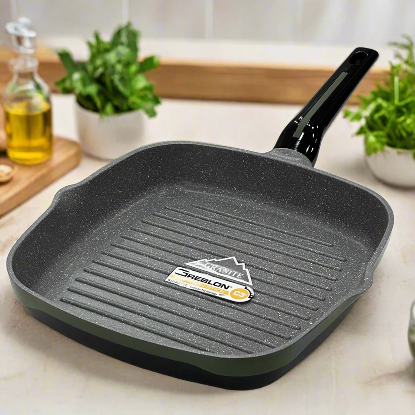 Kc-84 Grill Pan Green 28Cm 3 Kc-84 Grill Pan Green 28Cm