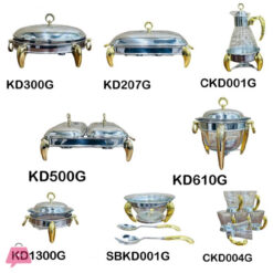 Paramount Series Casserole Buffet Food Warmer Serving Kettle & Mugs