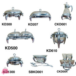 Paramount Series Casserole Buffet Food Warmer Serving Kettle &Amp; Mugs