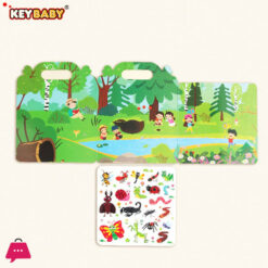 Keybaby Reusable Sticker Book