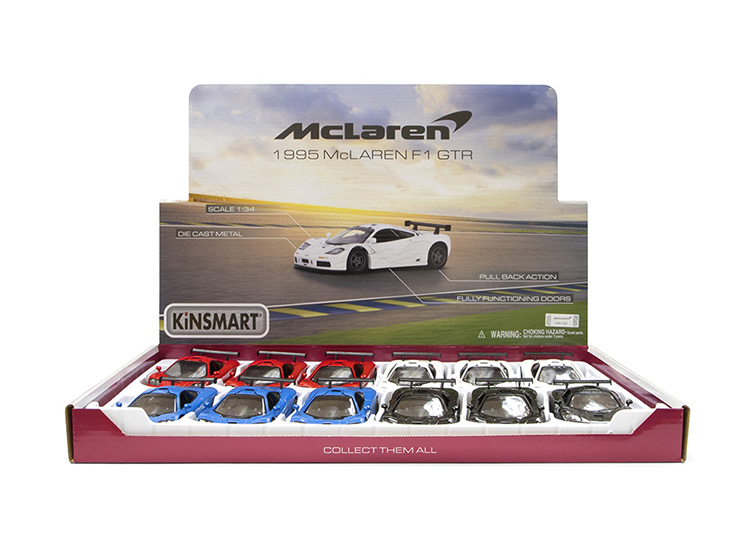 Kinsmart 1995 Mclaren F1 Gtr Model Car Kt5411D