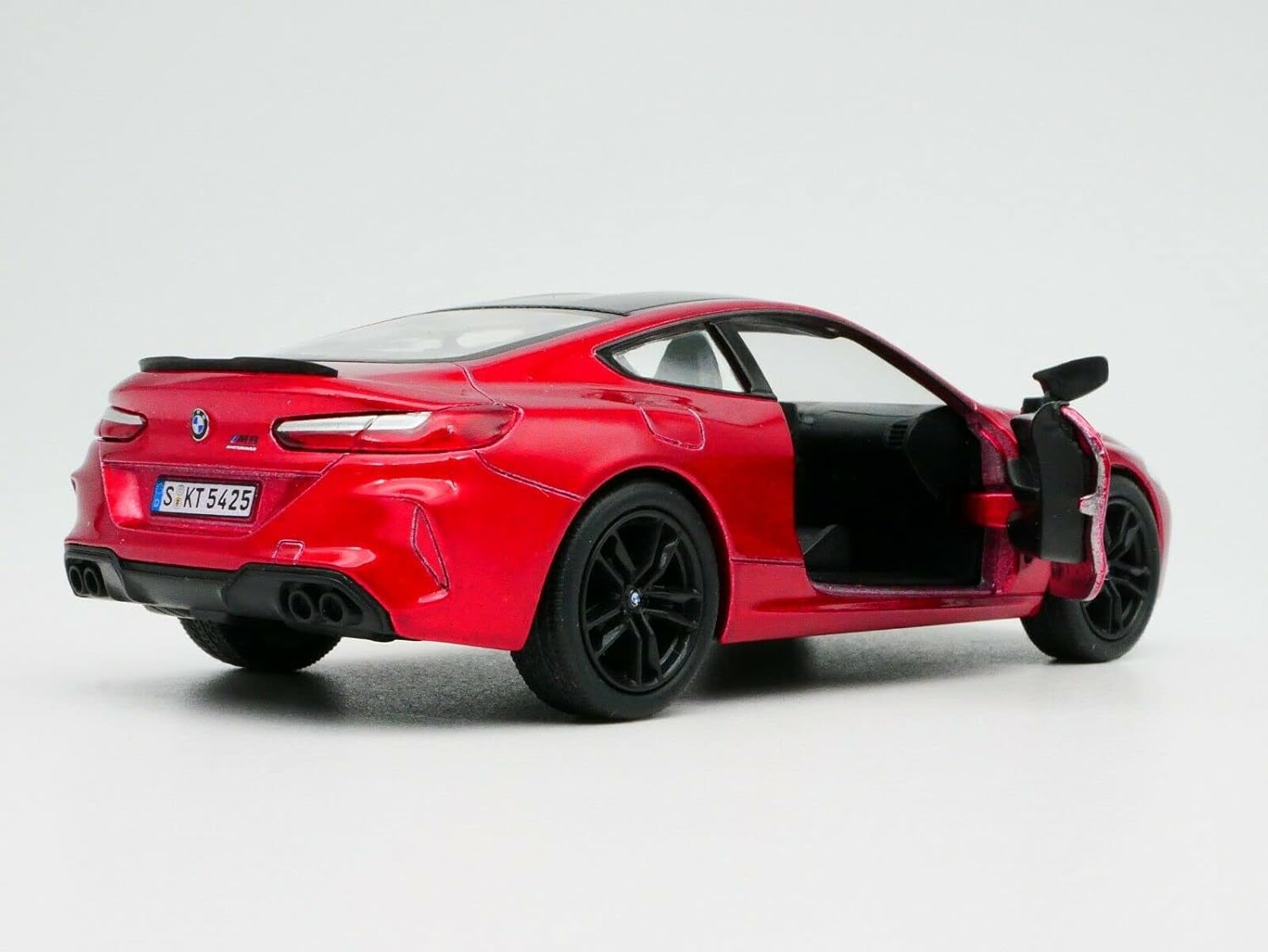 Kinsmart Bmw M8 Competition Coupe Red 5&Quot; 1:36 Scale Die Cast Metal Model Toy Car
