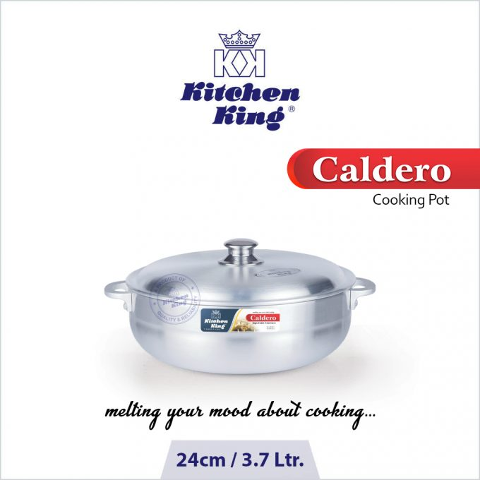 Kitchen King Caldero Cooking Pot With Lid 24Cm