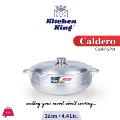 Kitchen King Caldero Cooking Pot with Lid 26cm