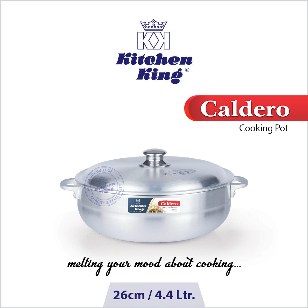 Kitchen King Caldero Cooking Pot With Lid 26Cm
