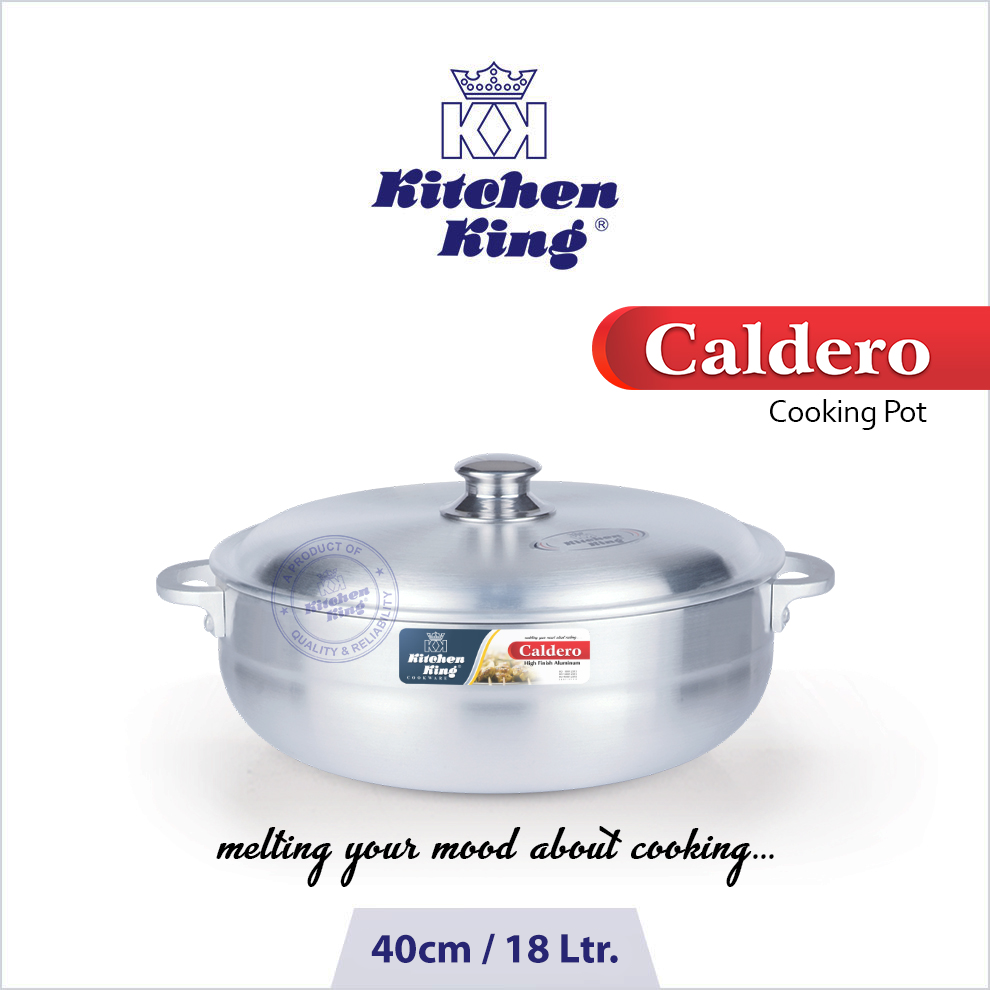 Kitchen King Caldero Cooking Pot With Lid 40 Cm