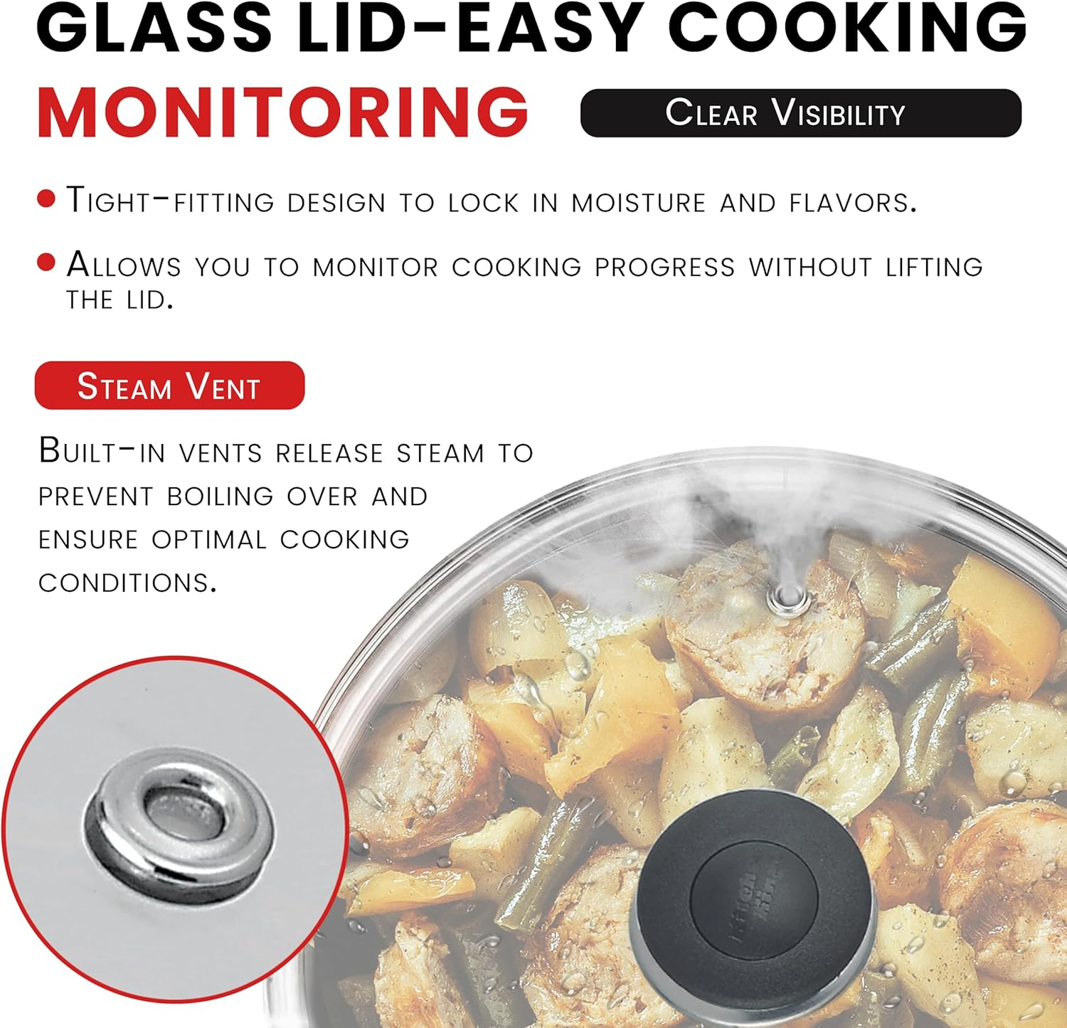 Kitchen King Cookware 15 Pieces Pots And Pans Cooking Set With Lids Non Stick Frying Pans Saucepans And Casserole Dishes Set With 5 Different Spoons Fusion Cooking Set