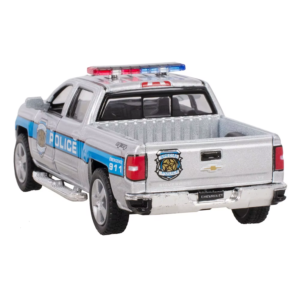 Metal Machine 2014 Chevrolet Silverado Police Fire Fighter Kt5381Dpr