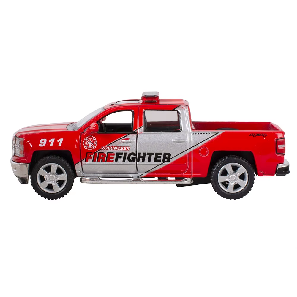 Metal Machine 2014 Chevrolet Silverado Police Fire Fighter Kt5381Dpr