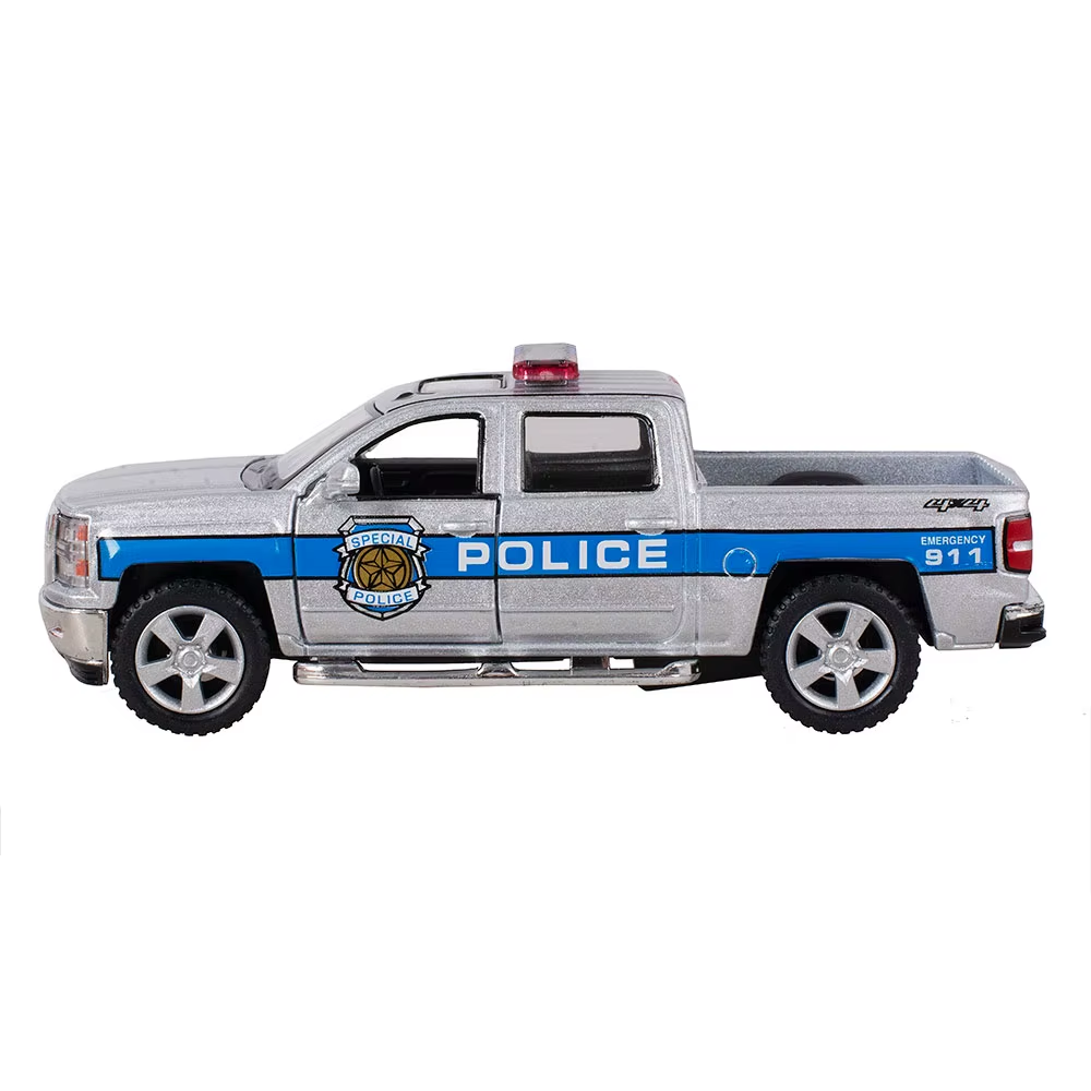 Metal Machine 2014 Chevrolet Silverado Police Fire Fighter Kt5381Dpr
