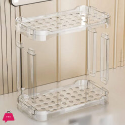 Multi-Layer Transparent Cosmetics Storage Rack, Bathroom Skin Care Products Organizer