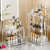 Multi-Layer Transparent Cosmetics Storage Rack, Bathroom Skin Care Products Organizer