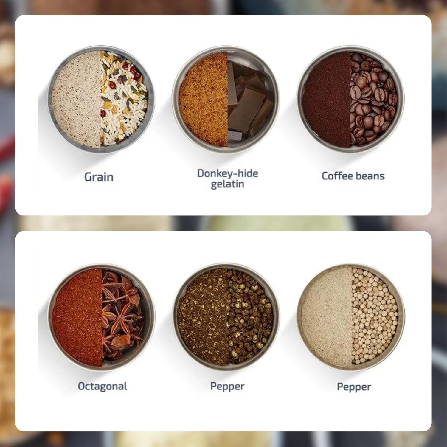 Multifunctional Powder Grinder Powder, Coffee Grinder Machine For Home. 500Ml