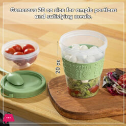 On-The-Go Cup With Spoon 6 On-The-Go Cup With Spoon