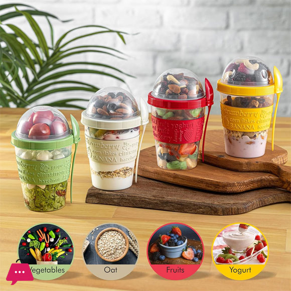 On-The-Go Cup With Spoon 5 On-The-Go Cup With Spoon - Image 3