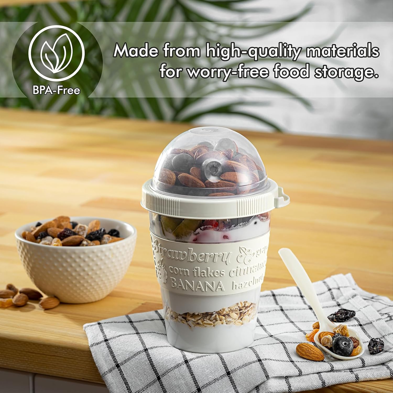 On-The-Go Cup With Spoon 9 On-The-Go Cup With Spoon