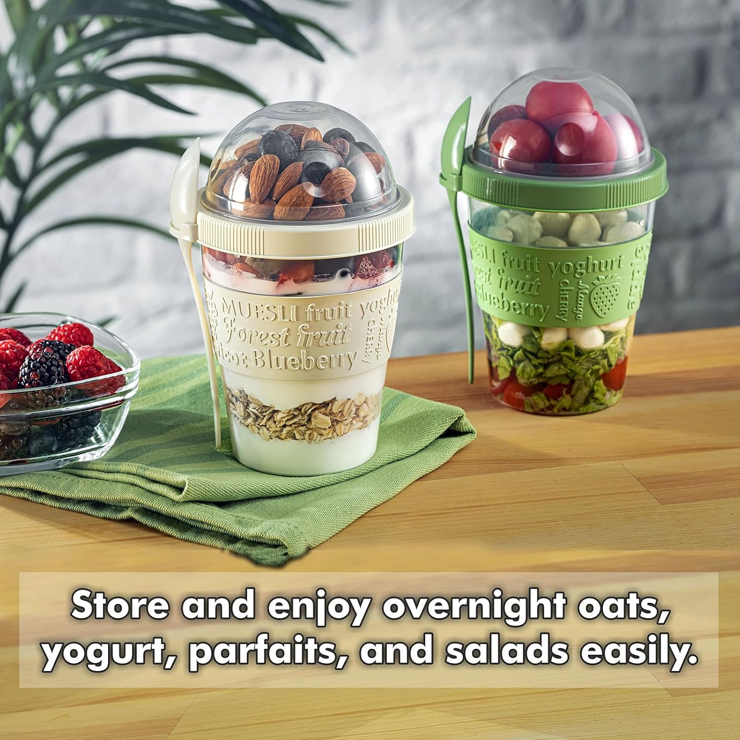 On-The-Go Cup With Spoon 10 On-The-Go Cup With Spoon