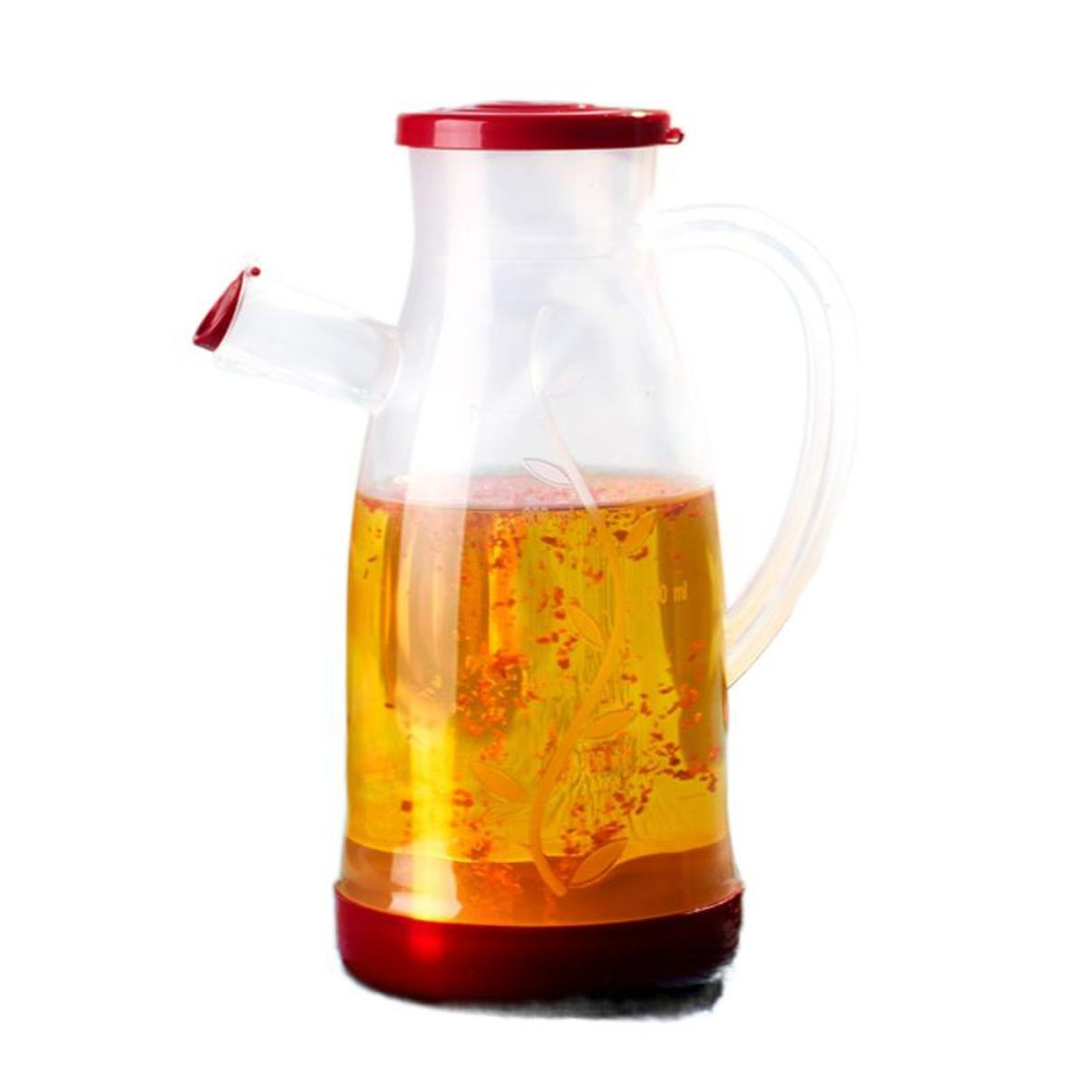 Plastic Oil Jug 1000 Ml Liquid Container For Oil With Measuring Scale
