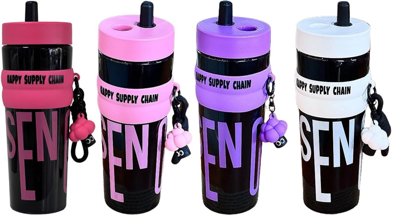 Plastic Water Bottle With Chug Lid And Carry Handle 950Ml