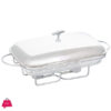Priminox Rectangle Food Warmer Dish 2 Liter silver