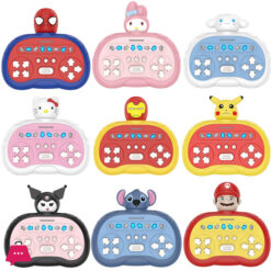 Quick Push Game Pop Up Fidget Bubble Electronic Pop It Pro Game Light Antistress Toys For Adult Kids Gift