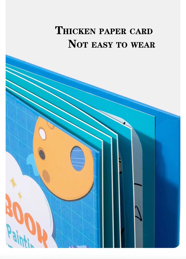 Quiet Book Water Painting Album Creativity Diy Animal &Amp; Traffic Drawing Book Educational Toys For Kids