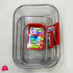 Rectangular Colander Square Colander Coarse Wire Mesh Colander Strainer Sink Drain Wash Basket