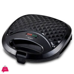 Sandwich  Maker 2 Slice Diamond Cut Black  BSM-302