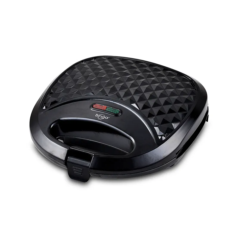 Sandwich Maker 2 Slice Diamond Cut Black Bsm-302