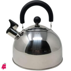 Stainless Steel Culinary Food Grade Tea Kettle with Soft Grip Cool Touch Foldable Handle 2.5 Liter