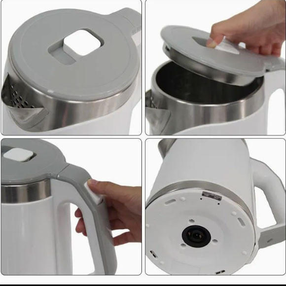 Stainless Steel Inner Pot 2.0L Automatic Boiling Water For Kitchen Home Appliance Electric Kettle