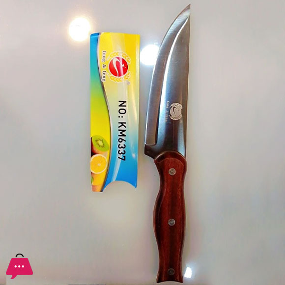 Stainless Steel Meat Knife Woden Handle 4 Stainless Steel Meat Knife Woden Handle - Image 2